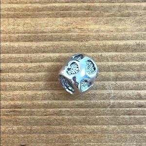 Chamilia sterling silver heart charm